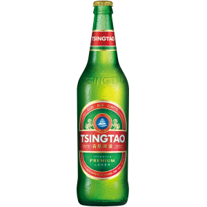 Tsingtao Beer 640mL x 12 bottles, Alcohol 5% 青岛啤酒