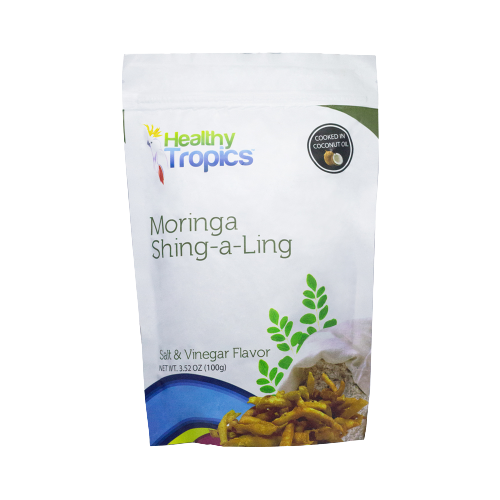 Healthy Tropics Moringa Shing-a-Ling – Salt and Vinegar Flavor snacks, 100g