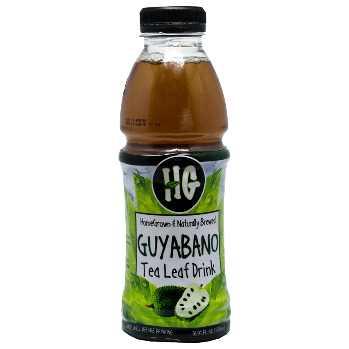 HG Home Grown and Naturally Brewed Guyabano Tea Leaf Drink, 500mL bottle