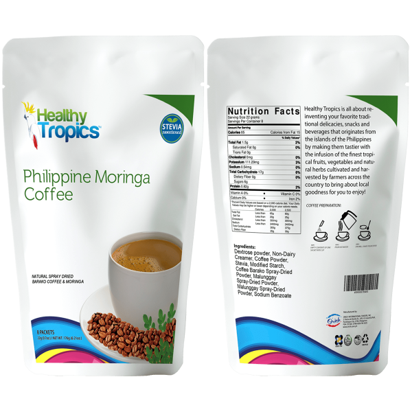 Healthy Tropics Philippine Moringa (Malunggay) Coffee, 176g