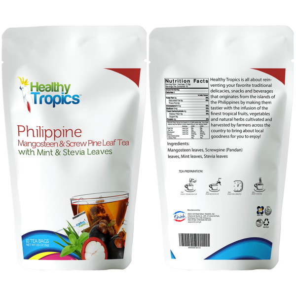 Healthy Tropics Philippine Mangosteen and Screw Pine Leaf Tea, 15g