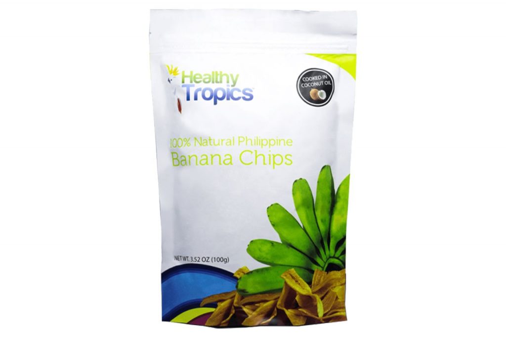 the Healthy Tropics 100% Natural Philippine Banana Chips