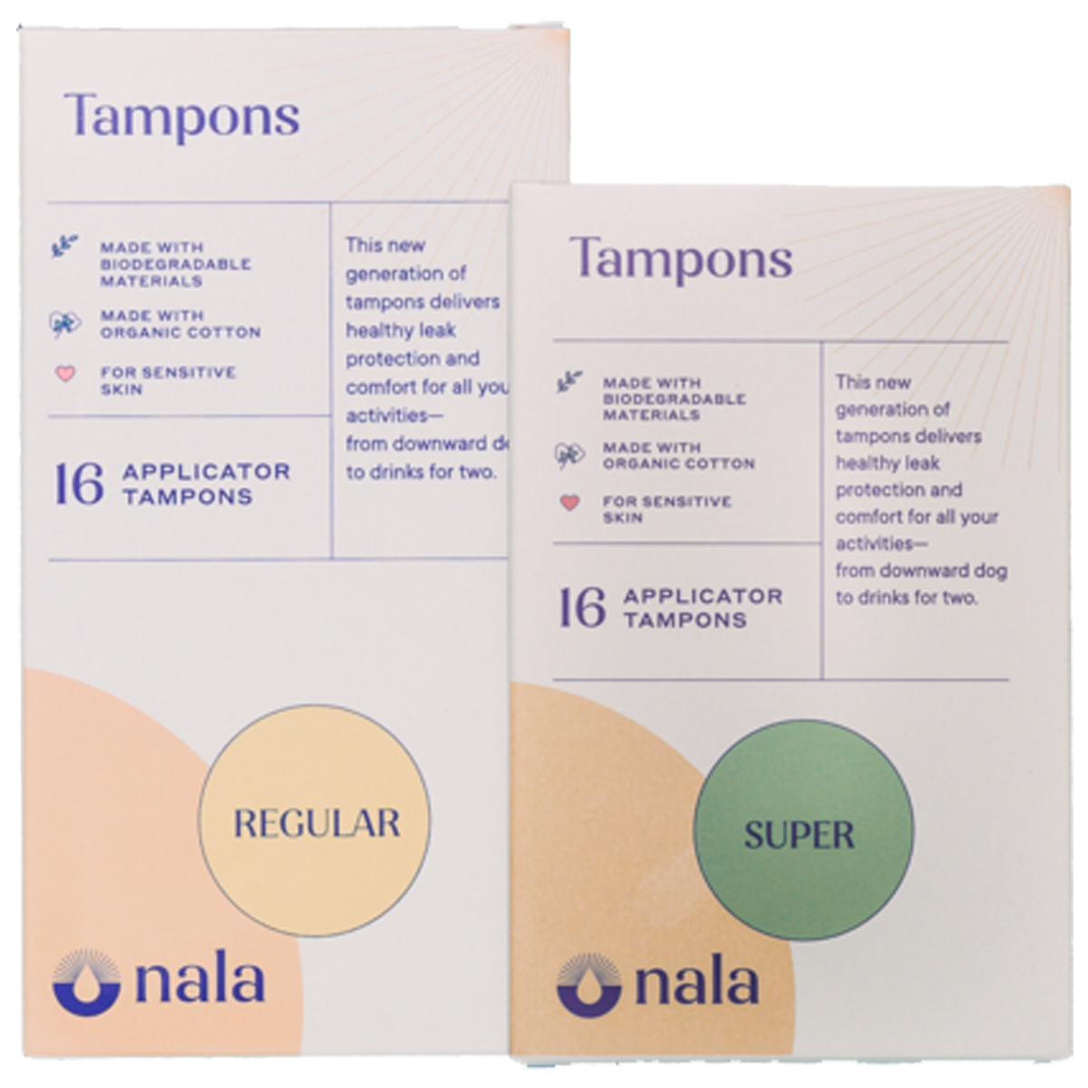 Nala Organic Tampons Duo Kit