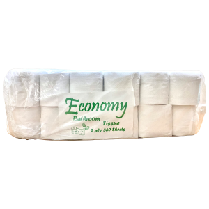 Economy Tissue Roll 2-ply 360 sheets Toilet Paper, 48 rolls