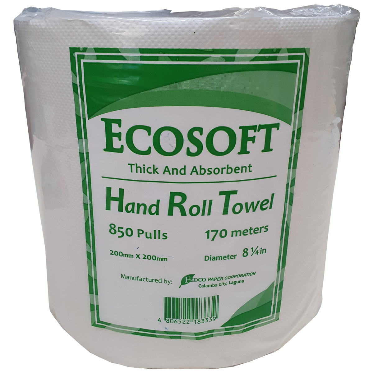 Jumbo Ecosoft Thick and Absorbent Hand Roll Towel (170m) 850 pulls
