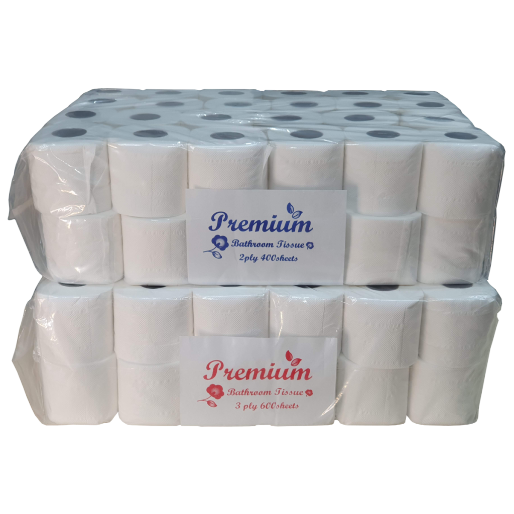 Premium Tissue Roll 3-ply 600 sheets Toilet Paper, 48 rolls For Sale ...