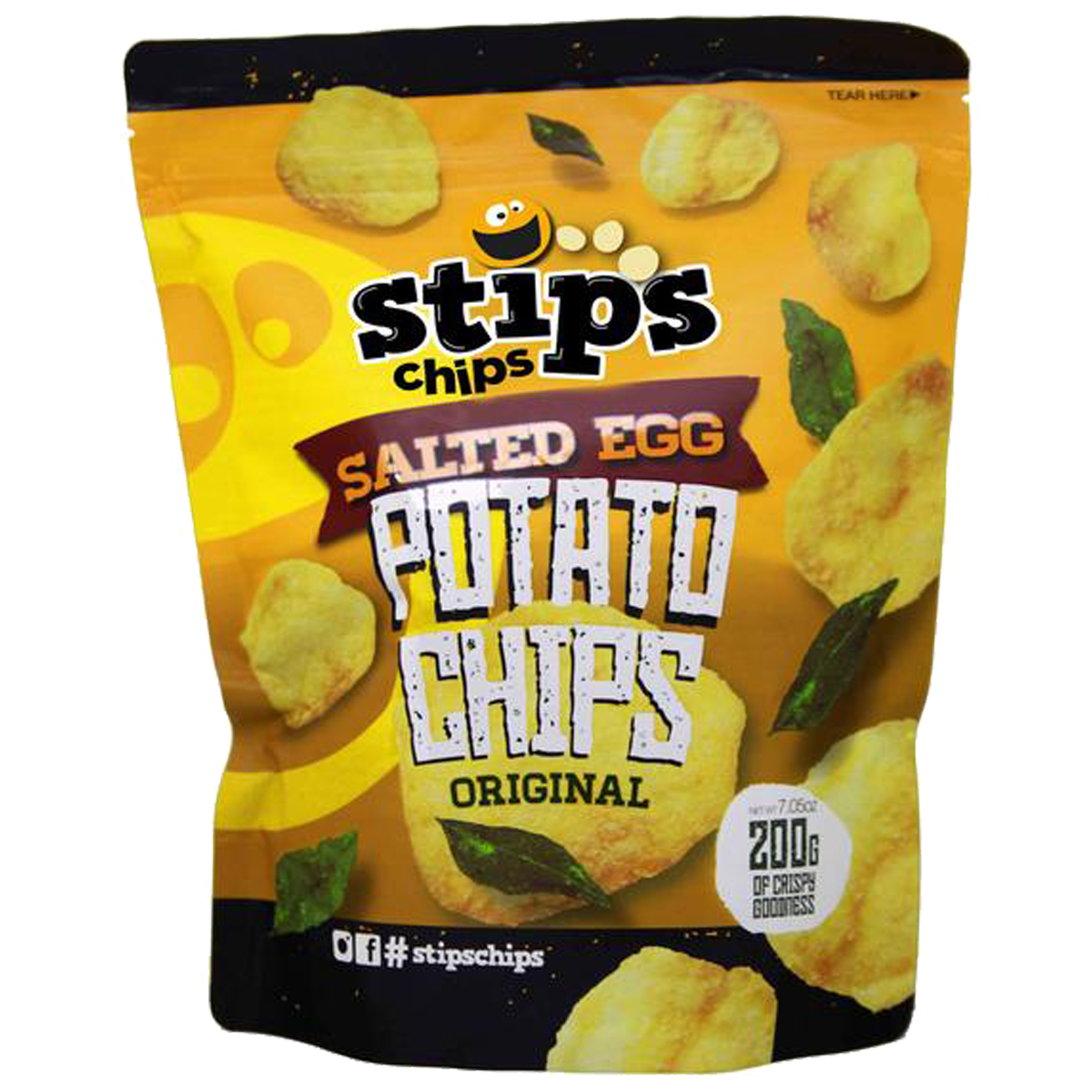 Stip’s Chips Salted Egg Potato Chips Original 200g