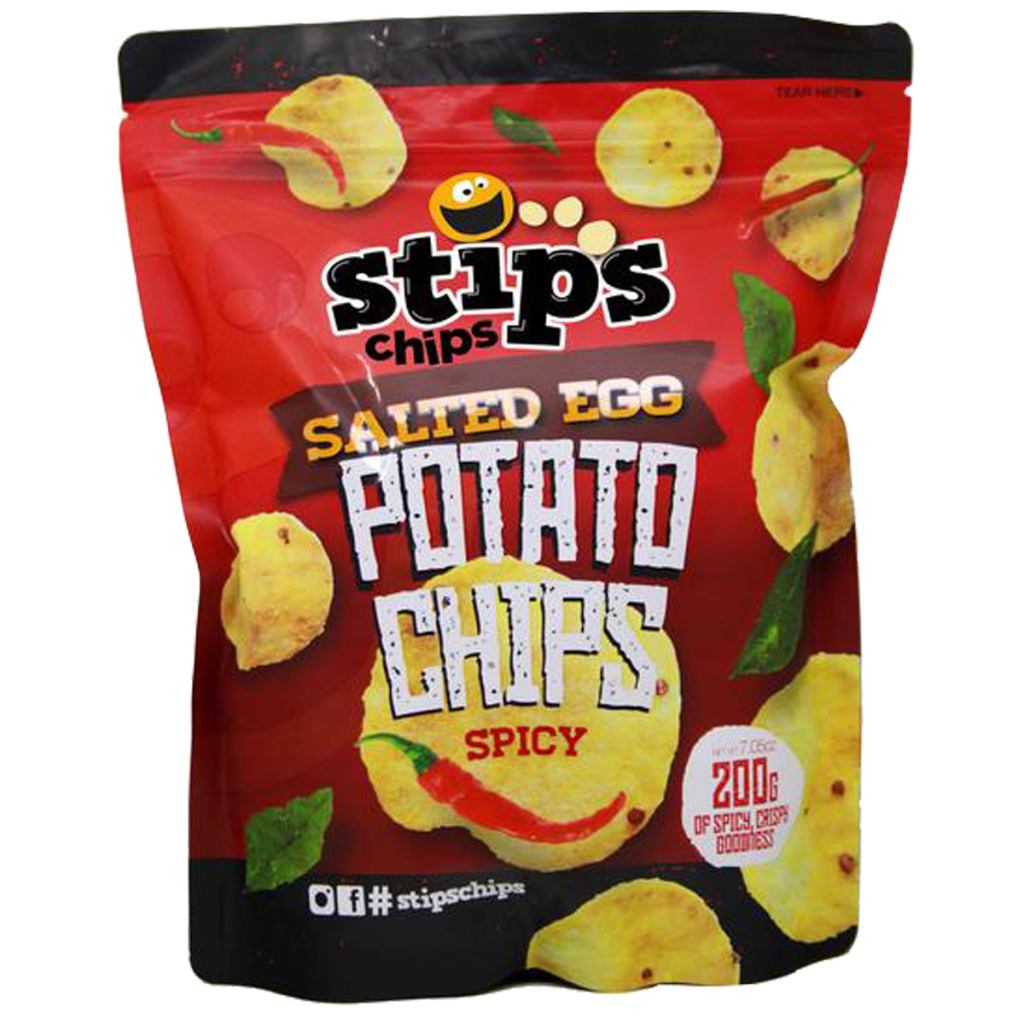 Stip's Chips Salted Egg Potato Chips Spicy 200g For Sale Philippines