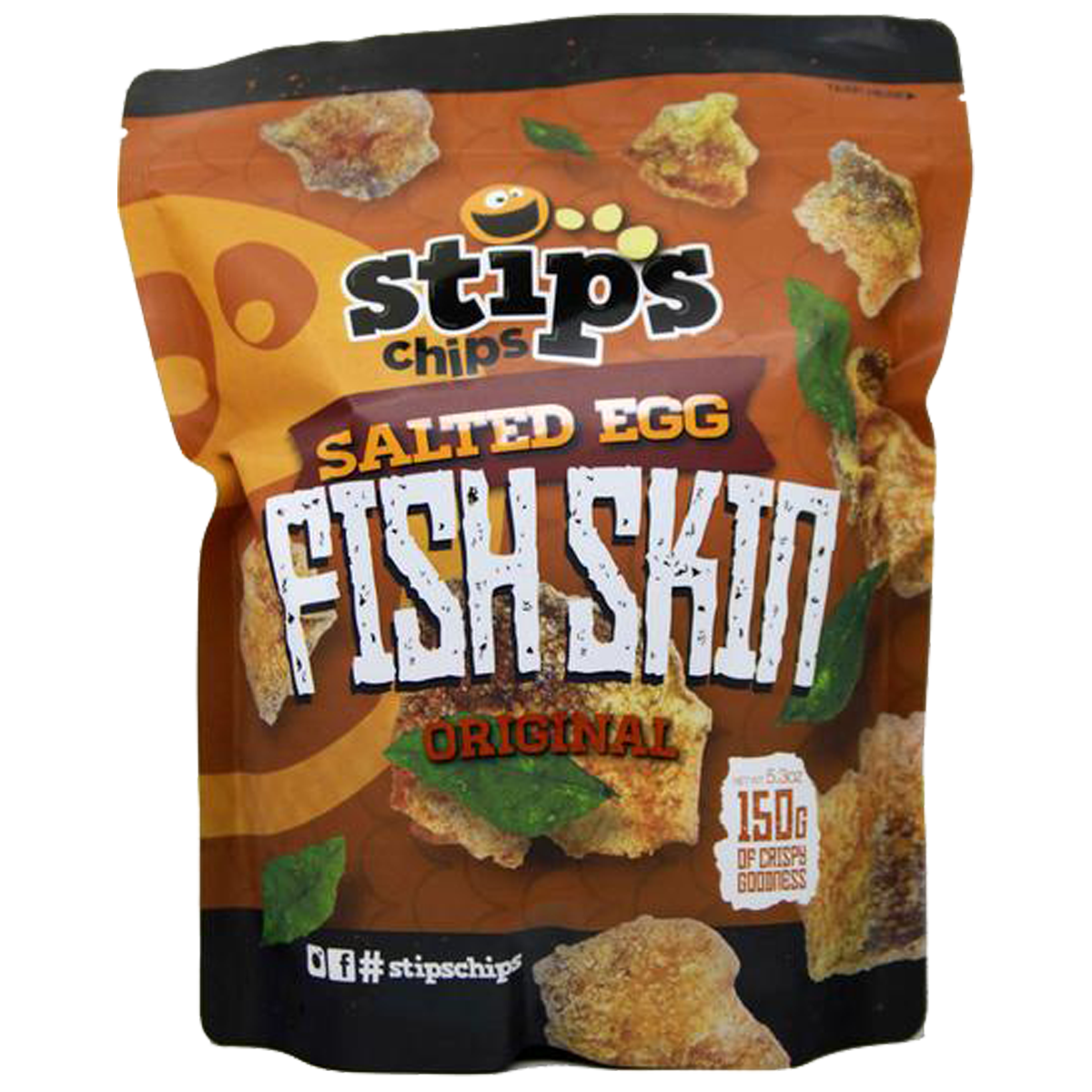 Stip’s Chips Salted Egg Fish Skin Original 150g
