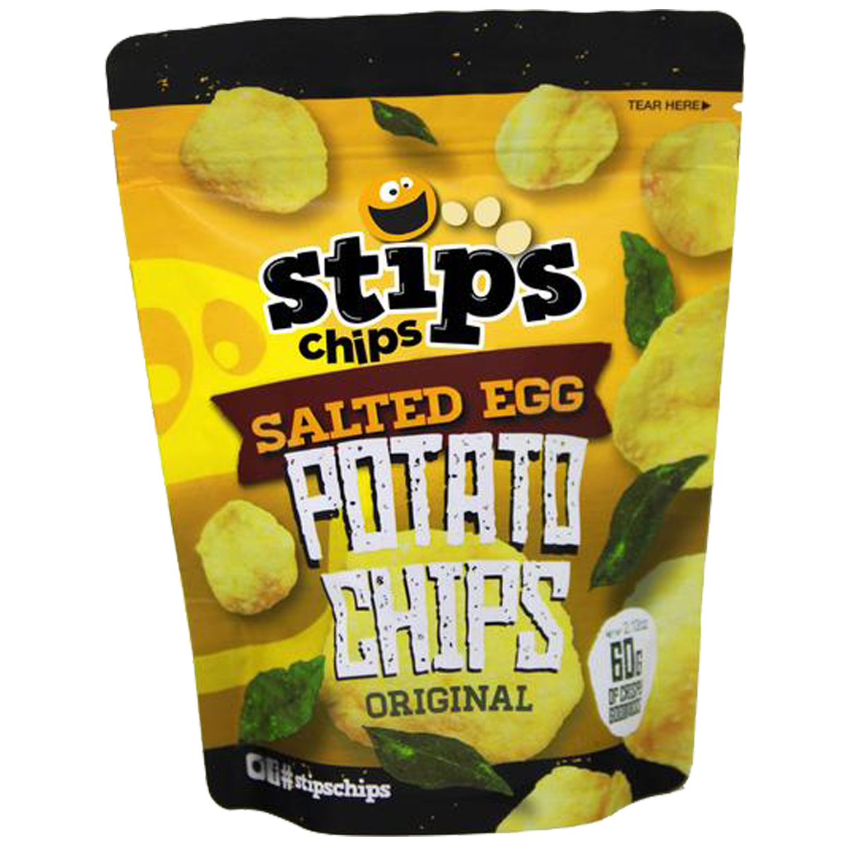 Stip’s Chips Salted Egg Potato Chips Original 60g
