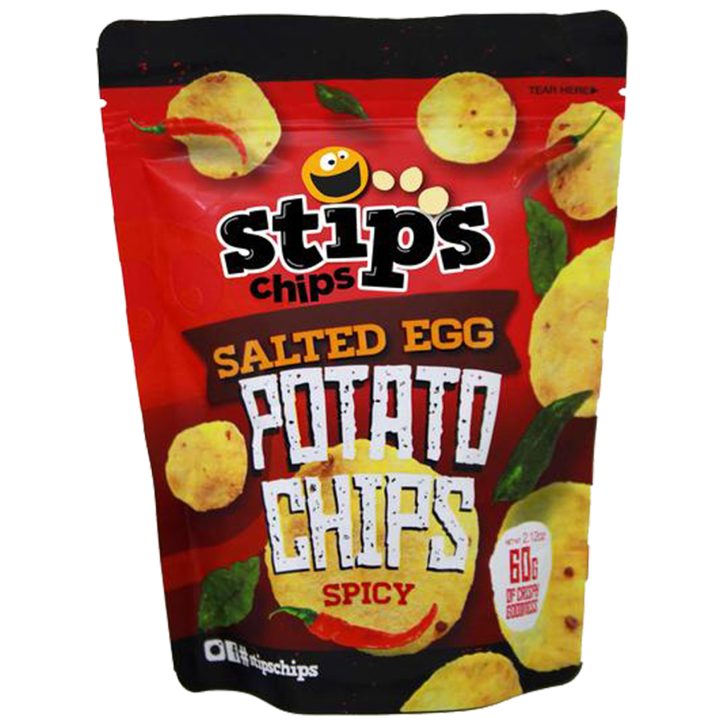 Stip's Chips Salted Egg Potato Chips Spicy 60g For Sale Philippines