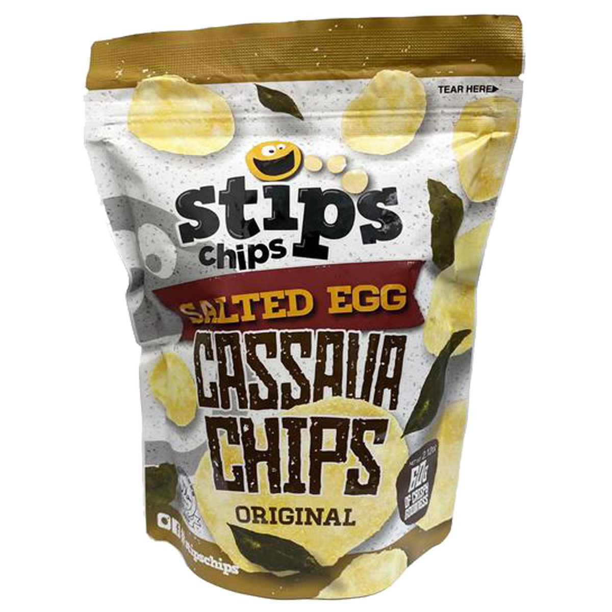 Stip’s Chips Salted Egg Cassava Chips Original 60g