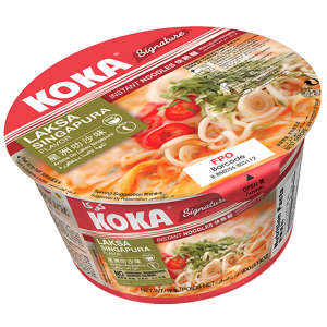Koka Signature Bowls Laksa Singapura Noodles Soup 90g