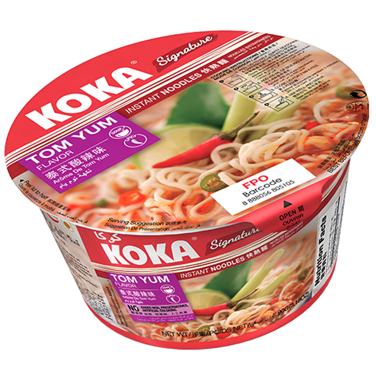 Koka Signature Bowls Tomyum Noodle Soup 90g