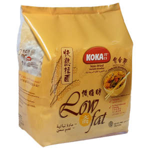 Koka Non-Fried Fat Free Plain Noodles 350g