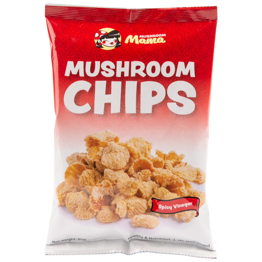 Mushroom mama Mushroom Chips Spicy vinegar 80g For Sale Philippines