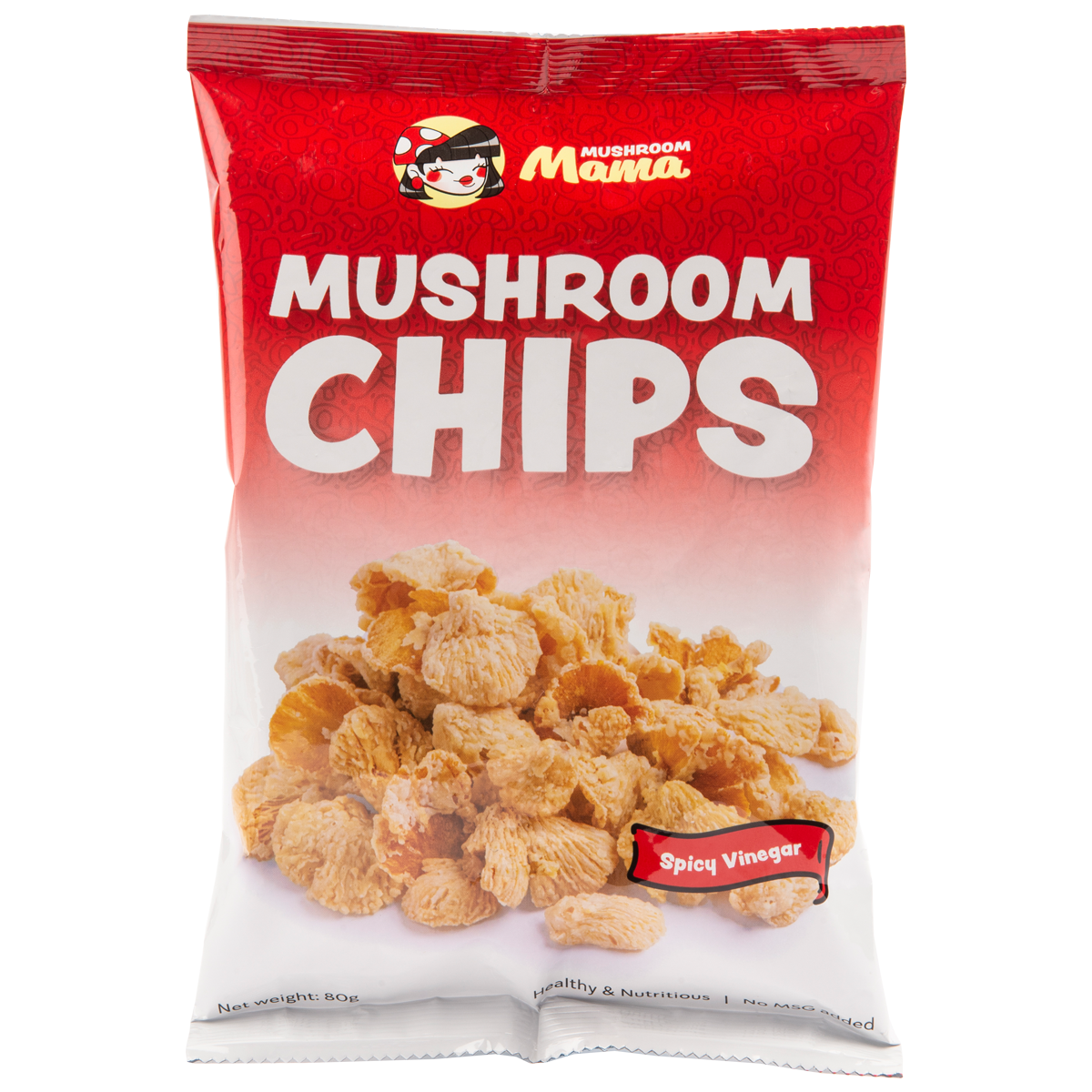 Mushroom mama Mushroom Chips Spicy vinegar 80g