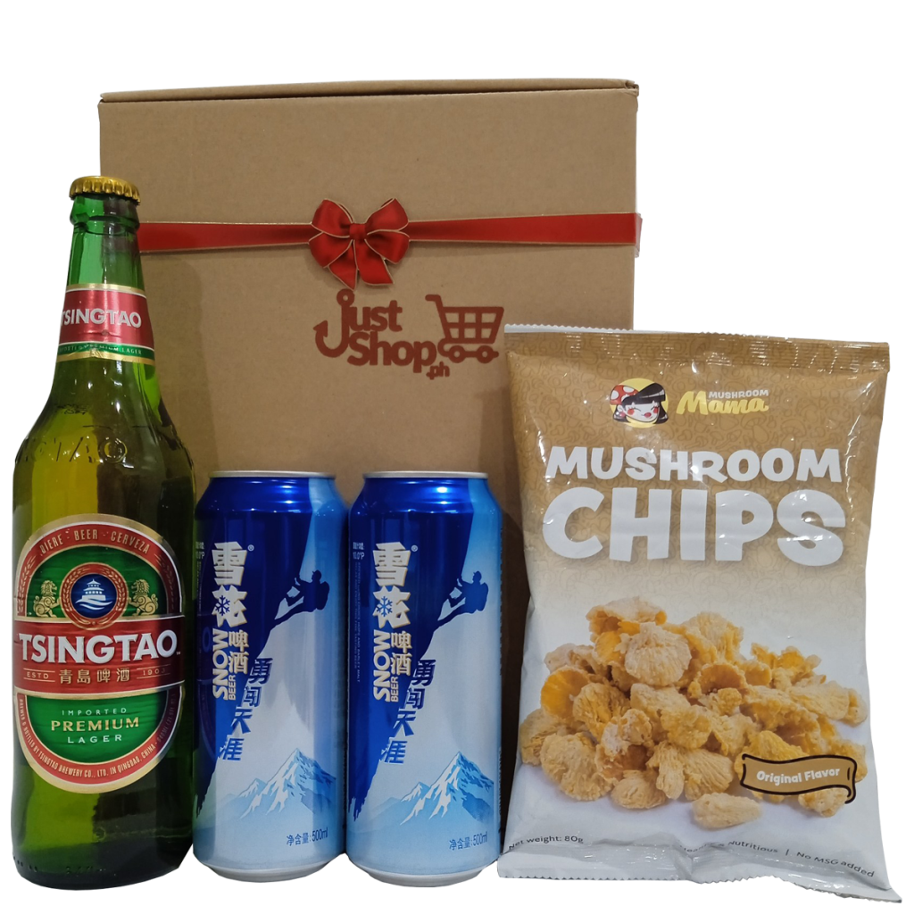 JustShop Beer Chips Christmas Gift Basket For Sale Philippines