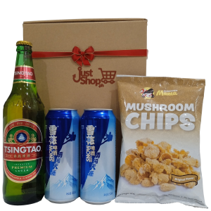 JustShop Beer Chips Christmas Gift Basket
