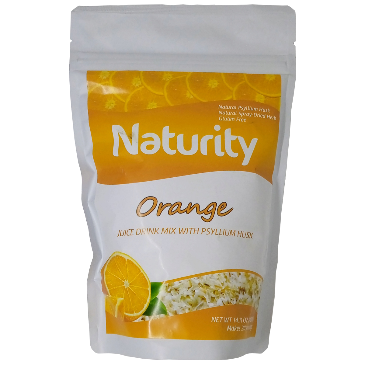 Naturity Orange Juice Drink mix With Psyllium Husk, 400g