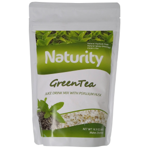 Naturity Green Tea Juice Drink mix With Psyllium Husk, 400g