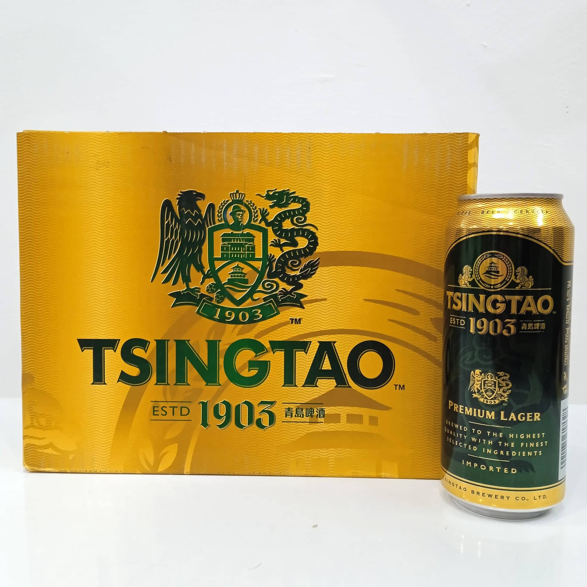 Tsingtao 1903 500mL x 12 cans 青岛啤酒